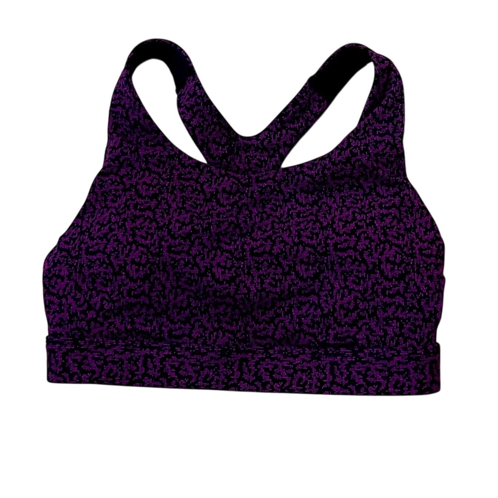 Athleta Women's Colorful Purple Sports Bra, size XS - Picture 3 of 7